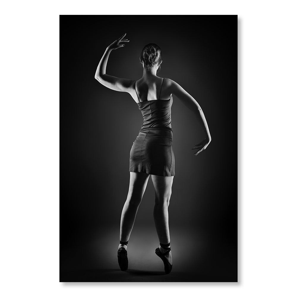 Tableau Moderne pas cher SBL0005NB - Danseuse Noir et Blanc - Tableau déco Inspiration