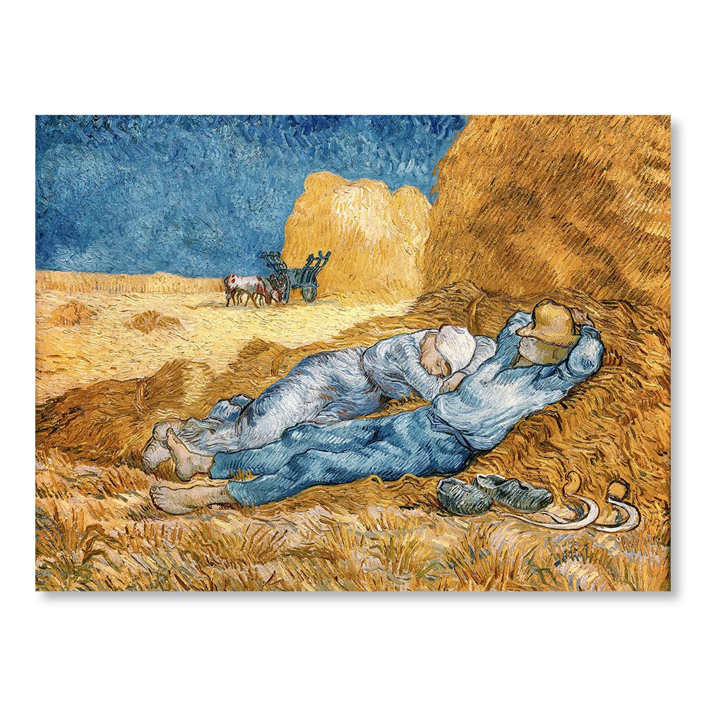 Tableau Moderne pas cher VVG0001 - Vincent Van Gogh La Méridienne La Sieste - Tableau très Haute Définition Unique (Exclusivité Printadeco)