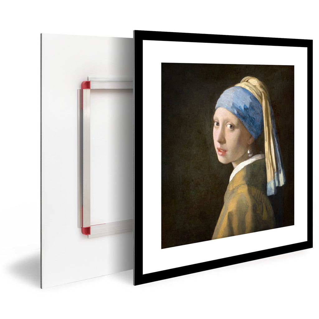 Tableau Moderne pas cher JVM0001 - La Jeune Fille à la perle - Johannes Vermeer - Tableau Haute Définition (Exclusivité)