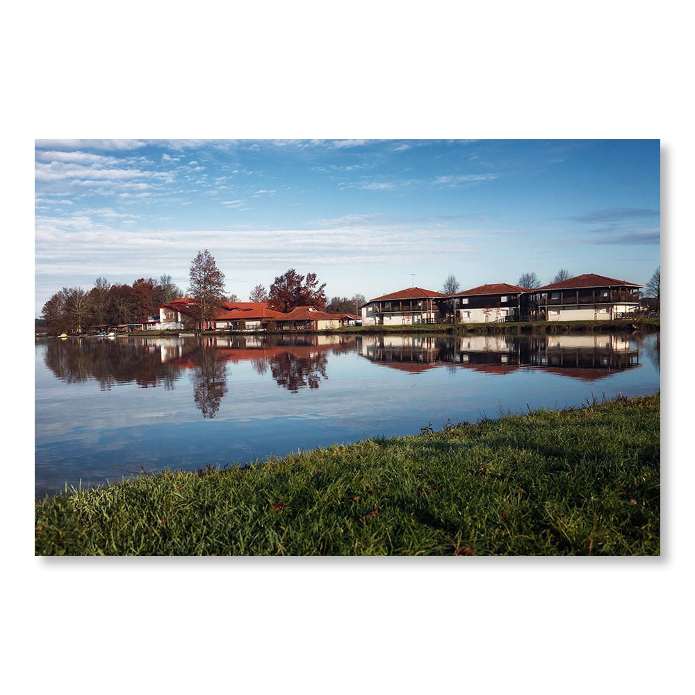 Modern Design Wall Decoration Painting SBL0107 - Lake Soustons in the Landes in France - Printadeco